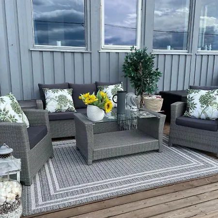 Landsteder Aurora Sea View With Wifi,sauna, Jaccuzi