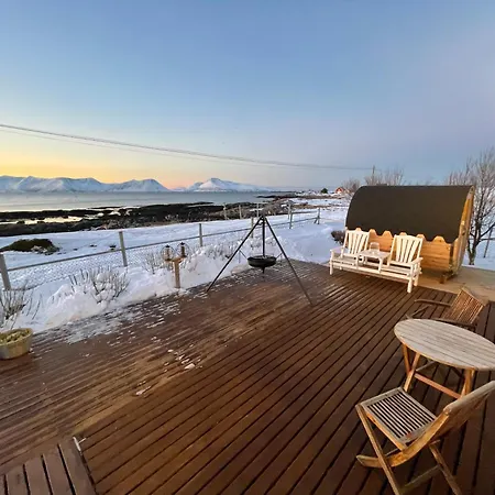 Aurora Sea View With Wifi,sauna, Jaccuzi Landsteder *