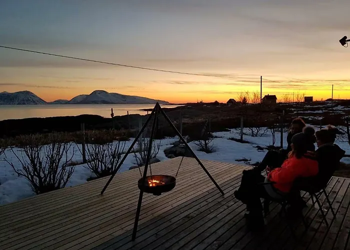 Aurora Sea-view With Wifi,sauna, Jaccuzi * Vannareid